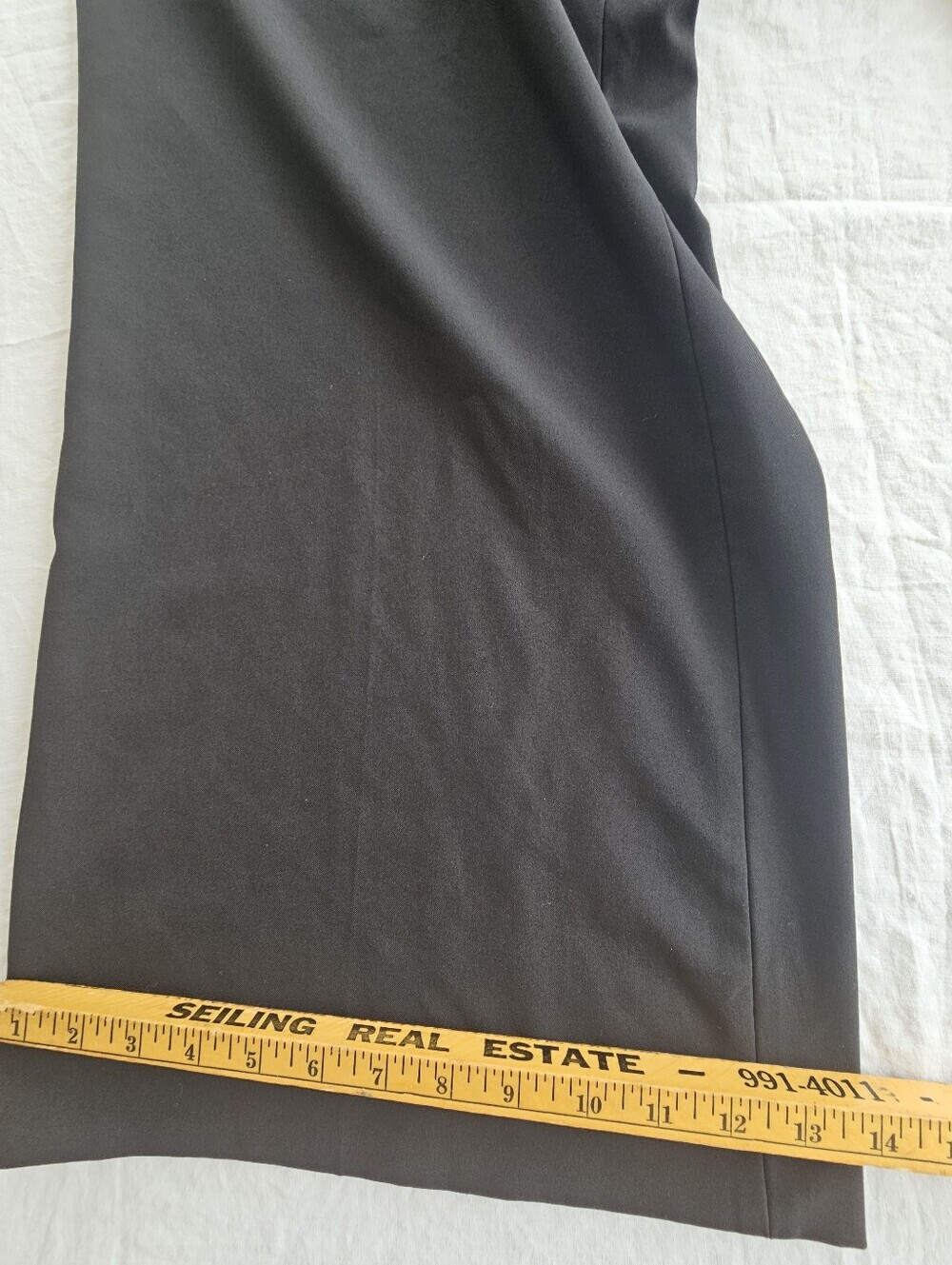 Banana Republic Black Flat Front Pants Size 20 - Picture 5 of 9